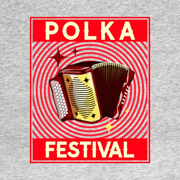 Polka Festival Red by Eleven-K